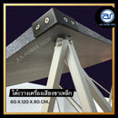 โต๊ะวางเครื่องเสียง โต๊ะวางลำโพง โต๊ะวางมิกซ์ โต๊ะพับอเนกประสงค์ ไม้อัดแท้ ขนาด 60X120X80 ซม. (ขาเหล็ก)(ราคา/ชุด)