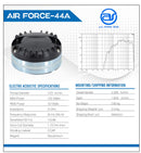 ไดร์เวอร์แม่เหล็กนีโอ A.S. Power Tech รุ่น AIR FORCE-44A (ราคา/ตัว)