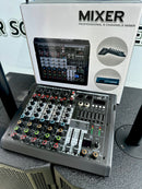 ชุด 2 x 2 รุ่น QS-12552 พร้อมมิกเซอร์และไมโครโฟน