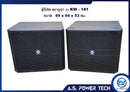 ตู้ลำโพง SUB WOOFER ไม้อัดตราภูเขา (พร้อมใช้งาน) ขนาดดอก 18" รุ่น KW-181 (ราคา/ ใบ)