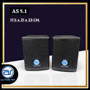 ตู้ลำโพง Point Source ไม้อัดตราภูเขา (พร้อมดอก) ขนาดดอก 5" รุ่น AS 5.1 (ราคา/ใบ) *ราคาไม่รวมค่าส่ง*