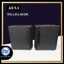 ตู้ลำโพง Point Source ไม้อัดตราภูเขา (พร้อมดอก) ขนาดดอก 5" รุ่น AS 5.1 (ราคา/ใบ) *ราคาไม่รวมค่าส่ง*