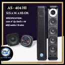 ตู้ลำโพง Column ไม้อัดตราภูเขา (พร้อมดอก) ขนาดดอก 4"  รุ่น AS - 404HI (ราคา/ใบ) *ราคาไม่รวมค่าส่ง*