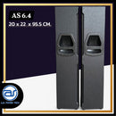 ตู้ลำโพง Column ไม้อัดตราภูเขา (พร้อมดอก) ขนาดดอก 6.5" รุ่น AS 6.4 (ราคา/ใบ) *ราคาไม่รวมค่าส่ง*