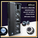 ตู้ลำโพง Column ไม้อัดตราภูเขา (พร้อมดอก) ขนาดดอก 6.5" รุ่น AS 6.4 (ราคา/ใบ) *ราคาไม่รวมค่าส่ง*