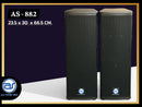 ตู้ลำโพง Column ไม้อัดตราภูเขา (เปล่าไม่มีดอก) ขนาดดอก 8" รุ่น AS - 882 (ราคา/ใบ) *ราคาไม่รวมค่าส่ง*