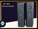 ตู้ลำโพง Column ไม้อัดตราภูเขา (เปล่าไม่มีดอก) ขนาดดอก 8" รุ่น AS - 882 (ราคา/ใบ) *ราคาไม่รวมค่าส่ง*