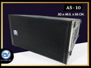ตู้ลำโพงแขวน Line Array ไม้อัดตราภูเขา (เปล่าไม่มีดอก) ขนาดดอก 10" รุ่น AS - 10 (ราคา/ใบ) *ราคาไม่รวมค่าส่ง*