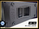ตู้ลำโพงแขวน Line Array ไม้อัดตราภูเขา (เปล่าไม่มีดอก) ขนาดดอก 10" รุ่น AS - 10 (ราคา/ใบ) *ราคาไม่รวมค่าส่ง*
