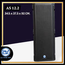 ตู้ลำโพง Point Source ไม้อัดตราภูเขา (เปล่าไม่มีดอก) ขนาดดอก 12" รุ่น AS 12.2 (ราคา/ใบ) *ราคาไม่รวมค่าส่ง*