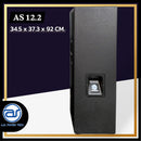 ตู้ลำโพง Point Source ไม้อัดตราภูเขา (เปล่าไม่มีดอก) ขนาดดอก 12" รุ่น AS 12.2 (ราคา/ใบ) *ราคาไม่รวมค่าส่ง*
