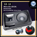 ตู้ลำโพง Monitor ไม้อัดตราภูเขา (พร้อมดอก) ขนาดดอก 12" รุ่น LS - 12 (ราคา/ใบ) *ราคาไม่รวมค่าส่ง*