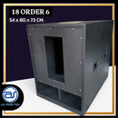 ตู้ลำโพง Sub Woofer ไม้อัดตราภูเขา (พร้อมดอก) ขนาดดอก 18" รุ่น 18 ORDER 6 (ราคา/ใบ) *ราคาไม่รวมค่าส่ง*