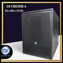 ตู้ลำโพง Sub Woofer ไม้อัดตราภูเขา (พร้อมดอก) ขนาดดอก 18" รุ่น 18 ORDER 6 (ราคา/ใบ) *ราคาไม่รวมค่าส่ง*