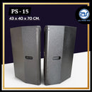 ตู้ลำโพง Point Source ไม้อัดตราภูเขา (พร้อมดอก) ขนาดดอก 15" รุ่น PS -15 (ราคา/ใบ) *ราคาไม่รวมค่าส่ง*