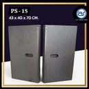 ตู้ลำโพง Point Source ไม้อัดตราภูเขา (เปล่าไม่มีดอก) ขนาดดอก 15" รุ่น PS -15 (ราคา/ใบ) *ราคาไม่รวมค่าส่ง*