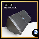 ตู้ลำโพง Point Source ไม้อัดตราภูเขา (เปล่าไม่มีดอก) ขนาดดอก 15" รุ่น PS -15 (ราคา/ใบ) *ราคาไม่รวมค่าส่ง*