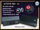 ตู้ลำโพง Monitor ไม้อัดตราภูเขา (พร้อมดอก) ขนาดดอก 12" รุ่น MO - 12 (ราคา/ใบ) *ราคาไม่รวมค่าส่ง*