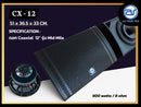 ตู้ลำโพง Monitor ไม้อัดตราภูเขา (พร้อมดอก) ขนาดดอก 12" รุ่น CX - 12 (ราคา/ใบ) *ราคาไม่รวมค่าส่ง*