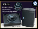 ตู้ลำโพง Monitor ไม้อัดตราภูเขา (พร้อมดอก) ขนาดดอก 12" รุ่น CX - 12 (ราคา/ใบ) *ราคาไม่รวมค่าส่ง*