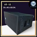 ตู้ลำโพงแขวน Line Array ไม้อัดตราภูเขา (เปล่าไม่มีดอก) ขนาดดอก 12" รุ่น AS - 12 (ราคา/ใบ) *ราคาไม่รวมค่าส่ง*