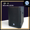 ตู้ลำโพง Sub Woofer ไม้อัดตราภูเขา (เปล่าไม่มีดอก) ขนาดดอก 12" รุ่น QS - 12 (ราคา/ใบ) *ราคาไม่รวมค่าส่ง*