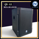 ตู้ลำโพง Sub Woofer ไม้อัดตราภูเขา (เปล่าไม่มีดอก) ขนาดดอก 12" รุ่น QS - 12 (ราคา/ใบ) *ราคาไม่รวมค่าส่ง*