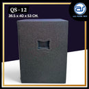 ตู้ลำโพง Sub Woofer ไม้อัดตราภูเขา (พร้อมดอก) ขนาดดอก 12" รุ่น QS - 12 (ราคา/ใบ) *ราคาไม่รวมค่าส่ง*