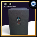 ตู้ลำโพง Sub Woofer ไม้อัดตราภูเขา (เปล่าไม่มีดอก) ขนาดดอก 12" รุ่น QS - 12 (ราคา/ใบ) *ราคาไม่รวมค่าส่ง*