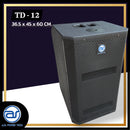 ตู้ลำโพง Sub Woofer ไม้อัดตราภูเขา (เปล่าไม่มีดอก) ขนาดดอก 12" รุ่น TD - 12 (ราคา/ใบ) *ราคาไม่รวมค่าส่ง*
