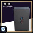 ตู้ลำโพง Sub Woofer ไม้อัดตราภูเขา (เปล่าไม่มีดอก) ขนาดดอก 12" รุ่น TD - 12 (ราคา/ใบ) *ราคาไม่รวมค่าส่ง*
