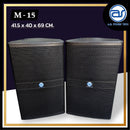 ตู้ลำโพง Point Source ไม้อัดตราภูเขา (พร้อมดอก) ขนาดดอก 15" รุ่น M - 15 (ราคา/ใบ) *ราคาไม่รวมค่าส่ง*