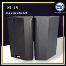 ตู้ลำโพง Point Source ไม้อัดตราภูเขา (พร้อมดอก) ขนาดดอก 15" รุ่น M - 15 (ราคา/ใบ) *ราคาไม่รวมค่าส่ง*