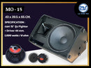 ตู้ลำโพง Monitor ไม้อัดตราภูเขา (พร้อมดอก) ขนาดดอก 15" รุ่น MO - 15 (ราคา/ใบ) *ราคาไม่รวมค่าส่ง*