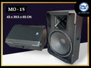 ตู้ลำโพง Monitor ไม้อัดตราภูเขา (พร้อมดอก) ขนาดดอก 15" รุ่น MO - 15 (ราคา/ใบ) *ราคาไม่รวมค่าส่ง*