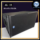 ตู้ลำโพงแขวน Line Array ไม้อัดตราภูเขา (พร้อมดอก) ขนาดดอก 15" รุ่น AL - 15 (ราคา/ใบ) *ราคาไม่รวมค่าส่ง*