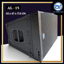 ตู้ลำโพงแขวน Line Array ไม้อัดตราภูเขา (พร้อมดอก) ขนาดดอก 15" รุ่น AL - 15 (ราคา/ใบ) *ราคาไม่รวมค่าส่ง*
