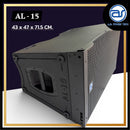 ตู้ลำโพงแขวน Line Array ไม้อัดตราภูเขา (พร้อมดอก) ขนาดดอก 15" รุ่น AL - 15 (ราคา/ใบ) *ราคาไม่รวมค่าส่ง*