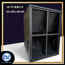 ตู้ลำโพง Sub Woofer ไม้อัดตราภูเขา (เปล่าไม่มีดอก) ขนาดดอก 18" รุ่น 18 TURBO X (ราคา/ใบ) *ราคาไม่รวมค่าส่ง*