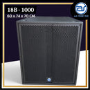 ตู้ลำโพง Sub Woofer ไม้อัดตราภูเขา (พร้อมดอก) ขนาดดอก 18" รุ่น 18B - 1000 (ราคา/ใบ) *ราคาไม่รวมค่าส่ง*