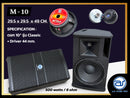 ตู้ลำโพง Point Source ไม้อัดตราภูเขา (พร้อมดอก) ขนาดดอก 10" รุ่น M - 10 (ราคา/ใบ) *ราคาไม่รวมค่าส่ง*