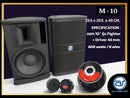 ตู้ลำโพง Point Source ไม้อัดตราภูเขา (พร้อมดอก) ขนาดดอก 10" รุ่น M - 10 (ราคา/ใบ) *ราคาไม่รวมค่าส่ง*