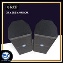 ตู้ลำโพง Point Source ไม้อัดตราภูเขา (เปล่าไม่มีดอก) ขนาดดอก 8" รุ่น 8 RCF (ราคา/ใบ) *ราคาไม่รวมค่าส่ง*