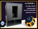 ตู้ลำโพง Sub Woofer ไม้อัดตราภูเขา (พร้อมดอก) ขนาดดอก 18" รุ่น 18 ORDER 6 (ราคา/ใบ) *ราคาไม่รวมค่าส่ง*