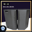 ตู้ลำโพง Point Source ไม้อัดตราภูเขา (เปล่าไม่มีดอก) ขนาดดอก 12" รุ่น M - 12 (ราคา/ใบ) *ราคาไม่รวมค่าส่ง*
