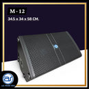 ตู้ลำโพง Point Source ไม้อัดตราภูเขา (เปล่าไม่มีดอก) ขนาดดอก 12" รุ่น M - 12 (ราคา/ใบ) *ราคาไม่รวมค่าส่ง*