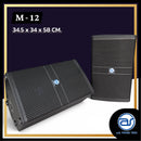 ตู้ลำโพง Point Source ไม้อัดตราภูเขา (เปล่าไม่มีดอก) ขนาดดอก 12" รุ่น M - 12 (ราคา/ใบ) *ราคาไม่รวมค่าส่ง*