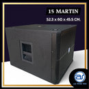 ตู้ลำโพง Sub Woofer ไม้อัดตราภูเขา (เปล่าไม่มีดอก) ขนาดดอก 15" รุ่น 15 MARTIN (ราคา/ใบ) *ราคาไม่รวมค่าส่ง*