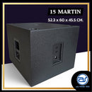 ตู้ลำโพง Sub Woofer ไม้อัดตราภูเขา (พร้อมดอก) ขนาดดอก 15" รุ่น 15 MARTIN (ราคา/ใบ) *ราคาไม่รวมค่าส่ง*