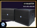 ตู้ลำโพง Sub Woofer ไม้อัดตราภูเขา (พร้อมดอก) ขนาดดอก 15" รุ่น 15 MARTIN (ราคา/ใบ) *ราคาไม่รวมค่าส่ง*